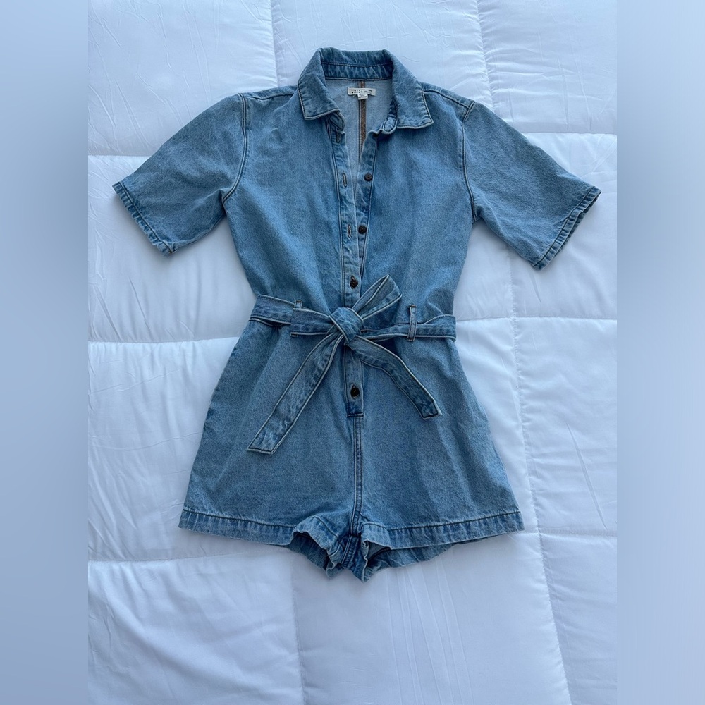 Denim Romper